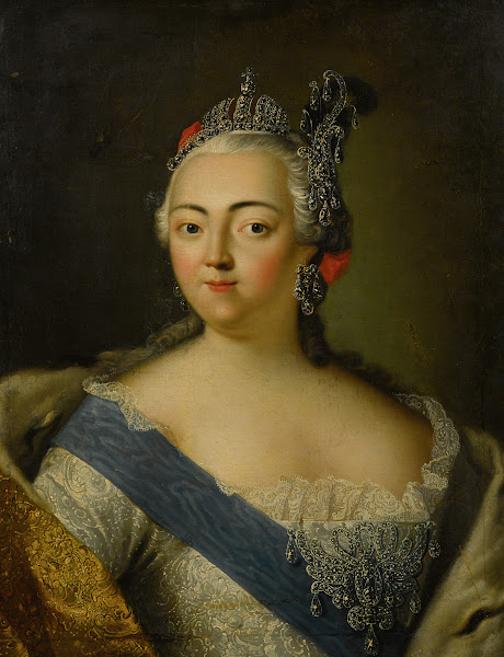 Portrait Of Elizabeth Petrovna 18th Century
