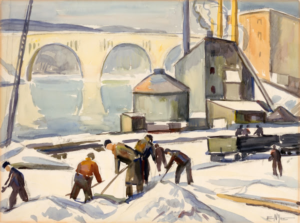 CWA Worker at Key Bridge