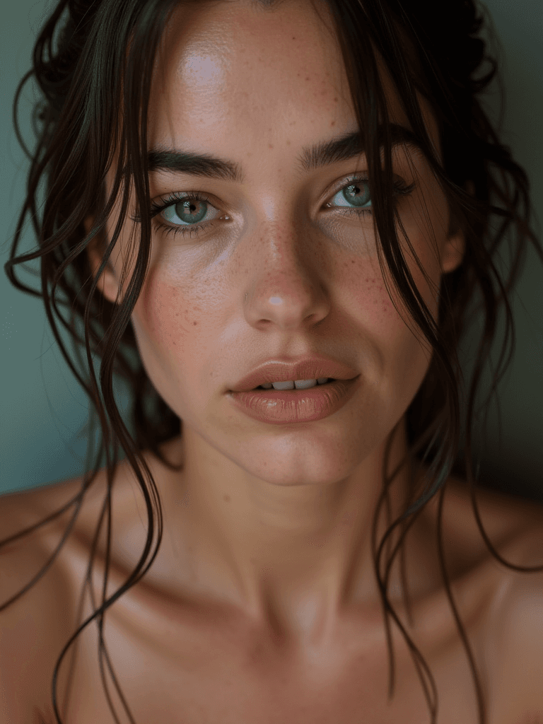 Retrato de cerca de un
