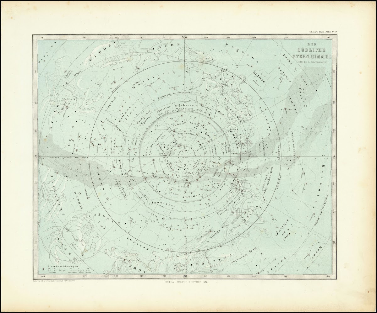Der Südliche SternHimmel and Der Nördliche SternHimmel 1872