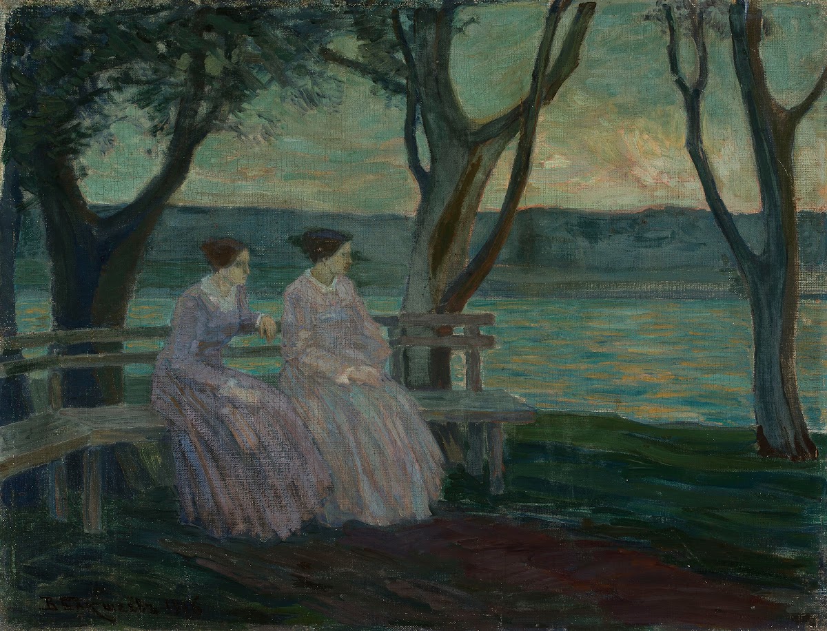 On the Neva river 1905