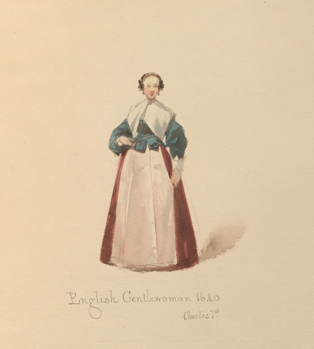 Sketches of costume Pl037 1842