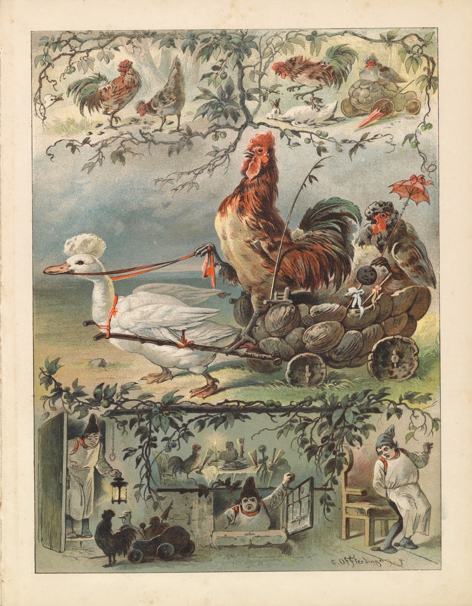 De lotgevallen van Haantje en Hennetje 1890s