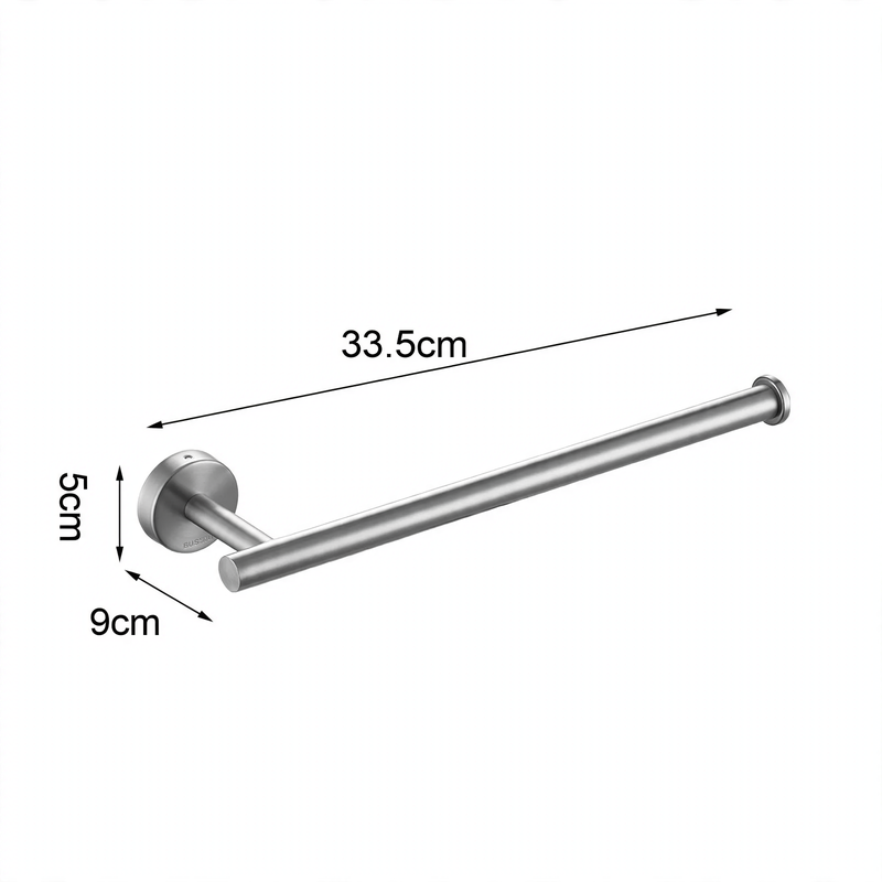 Bathroom towel holder set, stainless steel