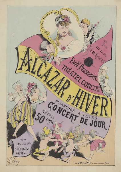 Tous les soirs à 8 heures Faubg Poissonnière Théâtre Concert Alcazar dHiver 1875
