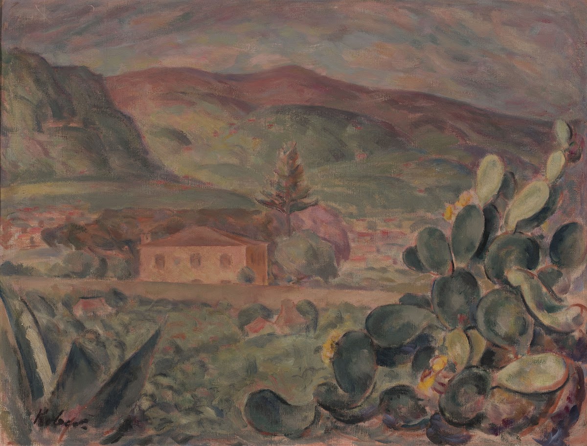 Landscape from the south of France 1910 1915