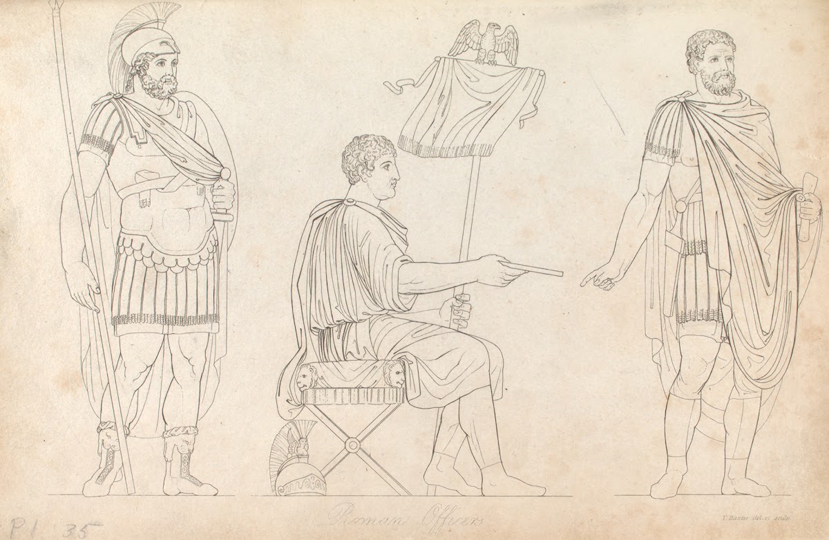 Roman officers 1814