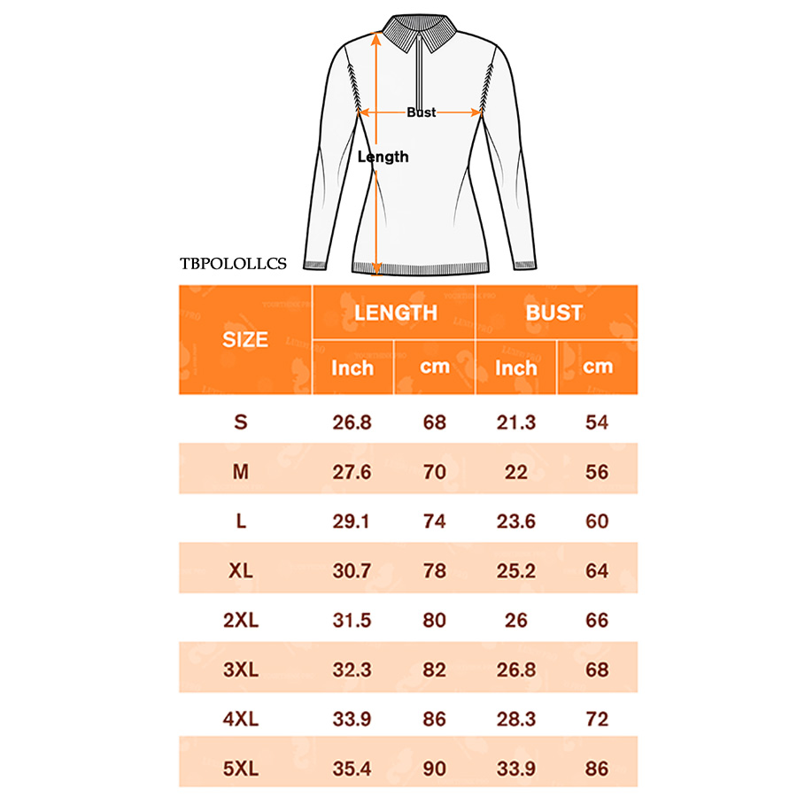 3D Long-sleeved Zip Polo