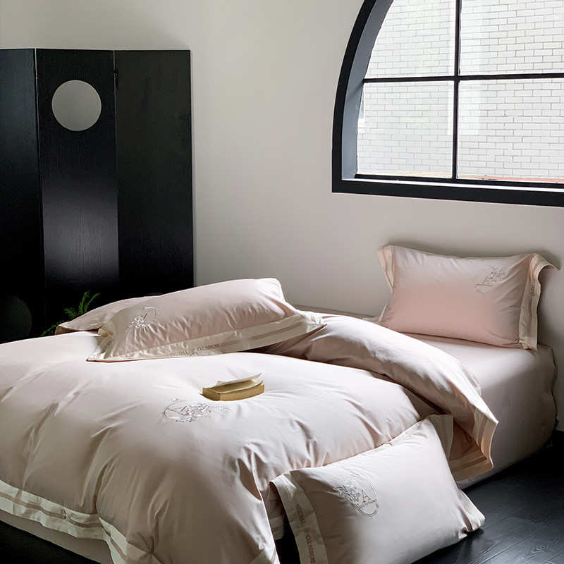 Luxury Long-Staple Cotton Bedding Set, 120s Quality