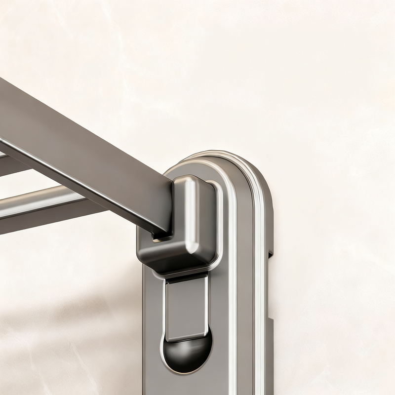 Towel holder with suction cup for the bathroom