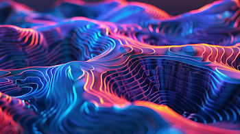 Abstract Waves Wallpaper