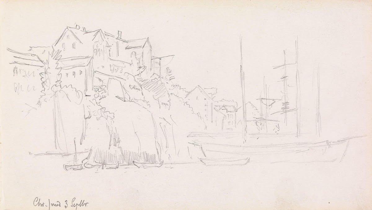 Fra Sørsundet Kristiansund 1889