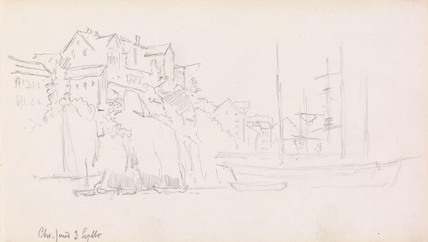 Fra Sørsundet Kristiansund 1889