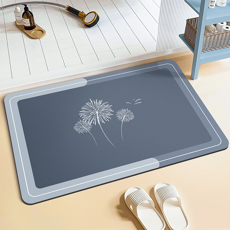 Cartoon Doormat made of Artificial Fur, washable