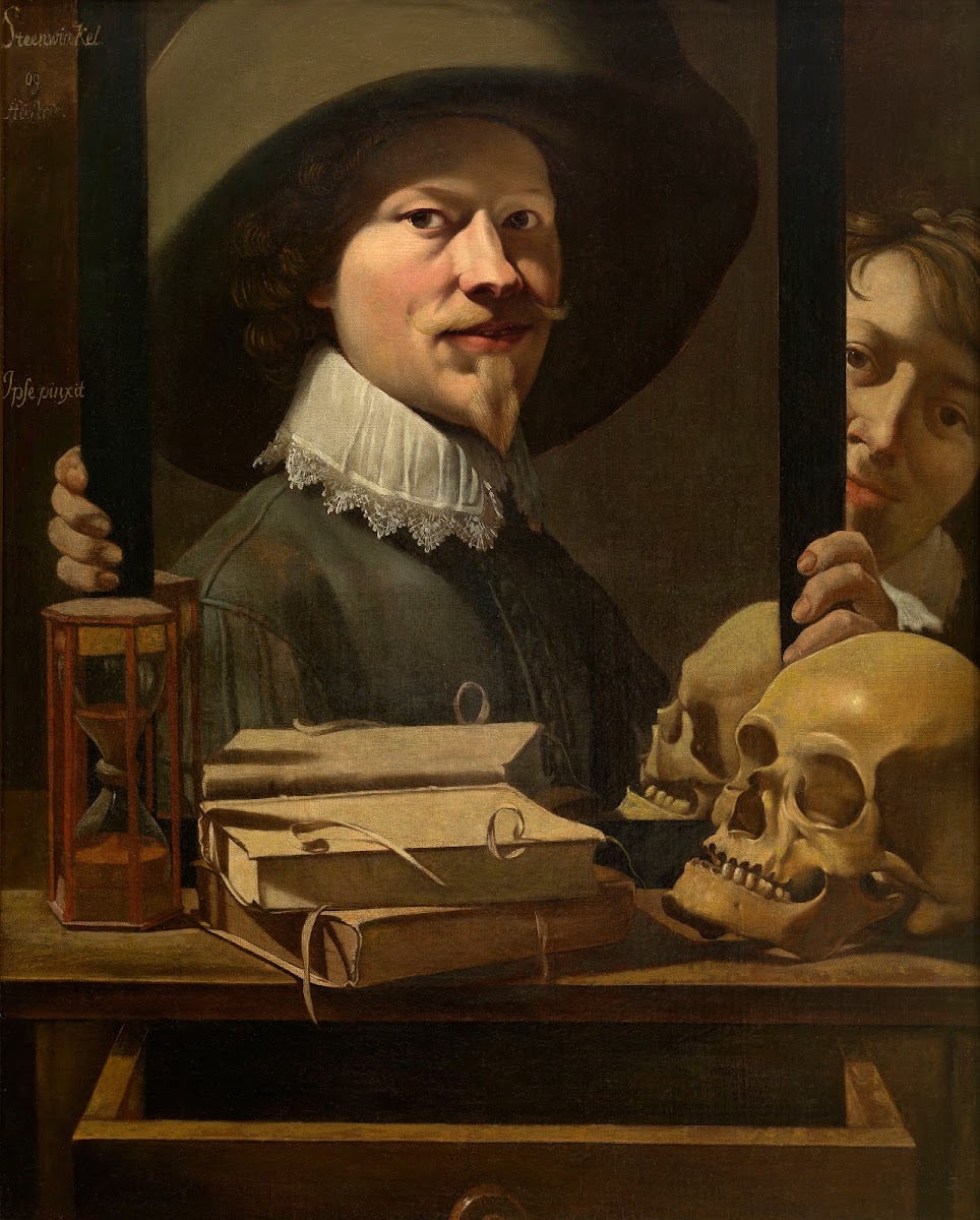Vanitas Portrait of the Painter 1678 1685