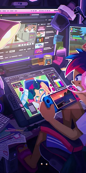 Gamer, Digital Art, Streaming, Creator 4K Wallpaper Background