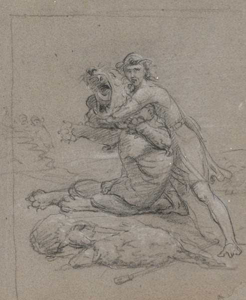 Samson Fights the Lion