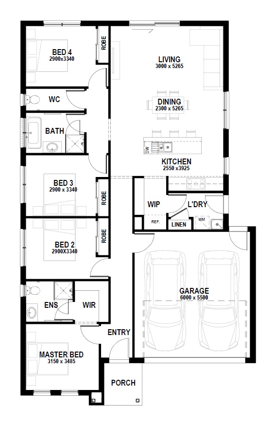 House and Land Investment Property in Mickleham, VIC (3.51% Yield) | Aus Investment Properties - Floor Plan 1