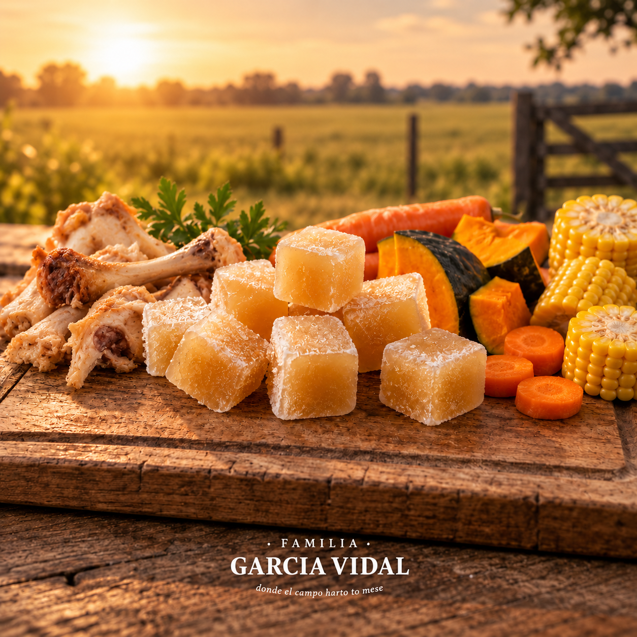 Caldo de Huesos y Verduras de Pollos Libres de Antibióticos