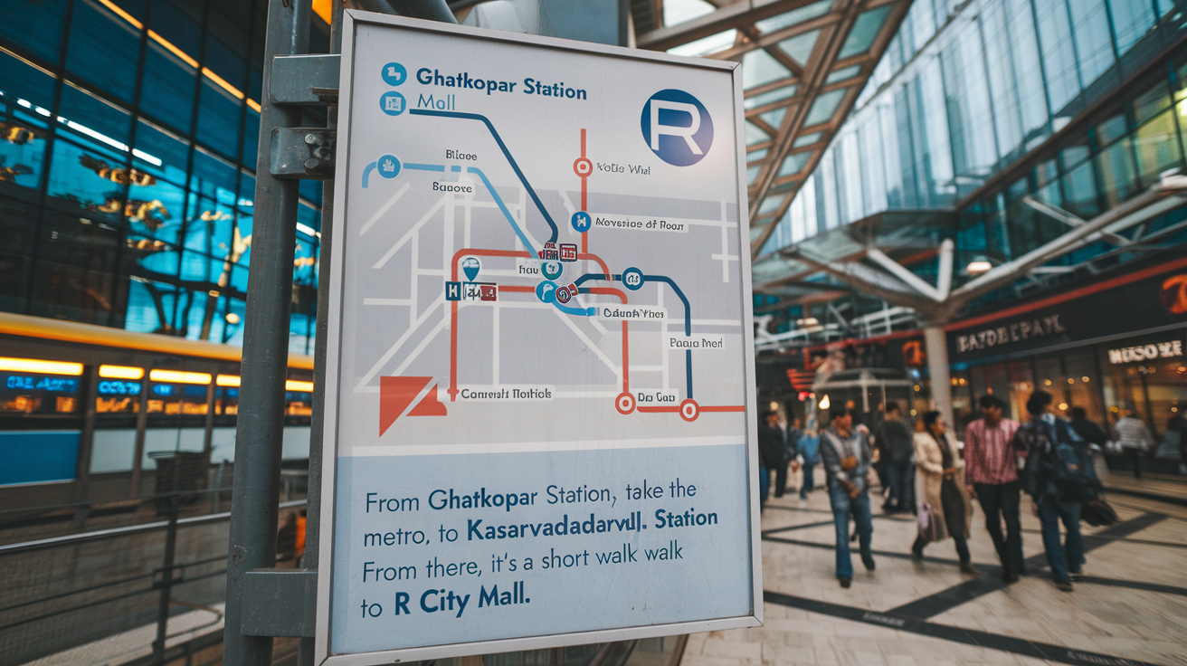 How to Reach R City Mall from Ghatkopar Station – Travel Guide