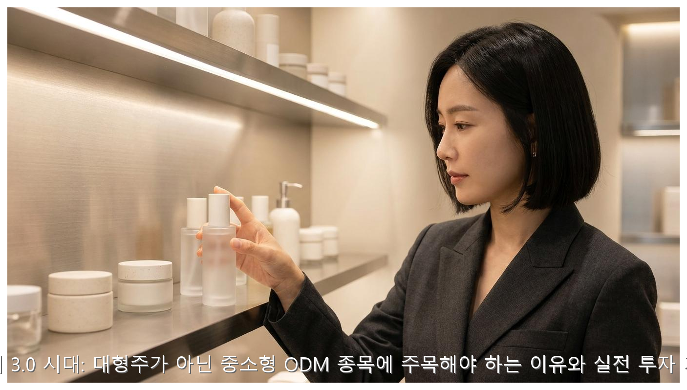 K-뷰티 3.0 시대: 대형주가 아닌 중소형 ODM 종목에 주목해야 하는 이유와 실전 투자 가이드 핵심 안내 및 분석 인포그래픽 (2)