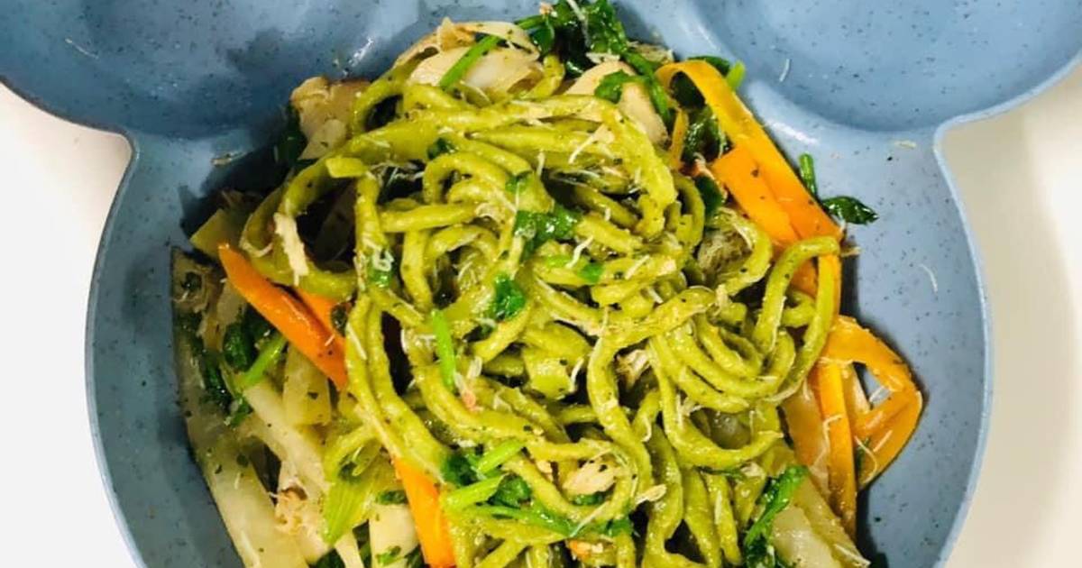 Mì rau củ xào ghẹ