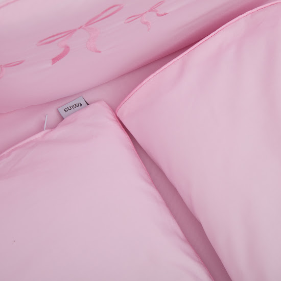 Bedding set for a baby crib 6 el Twins Belle pink