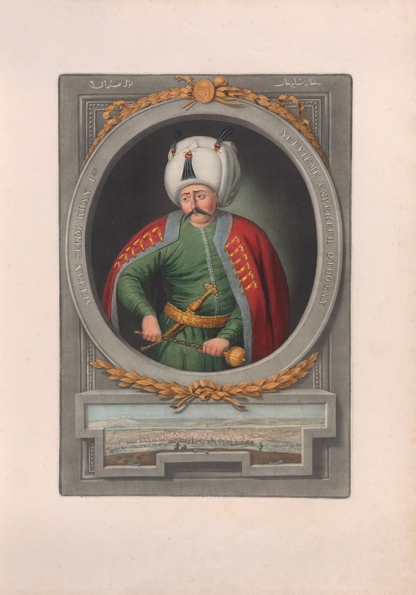 A series of portraits of the emperors of Turkey Pl15 1815