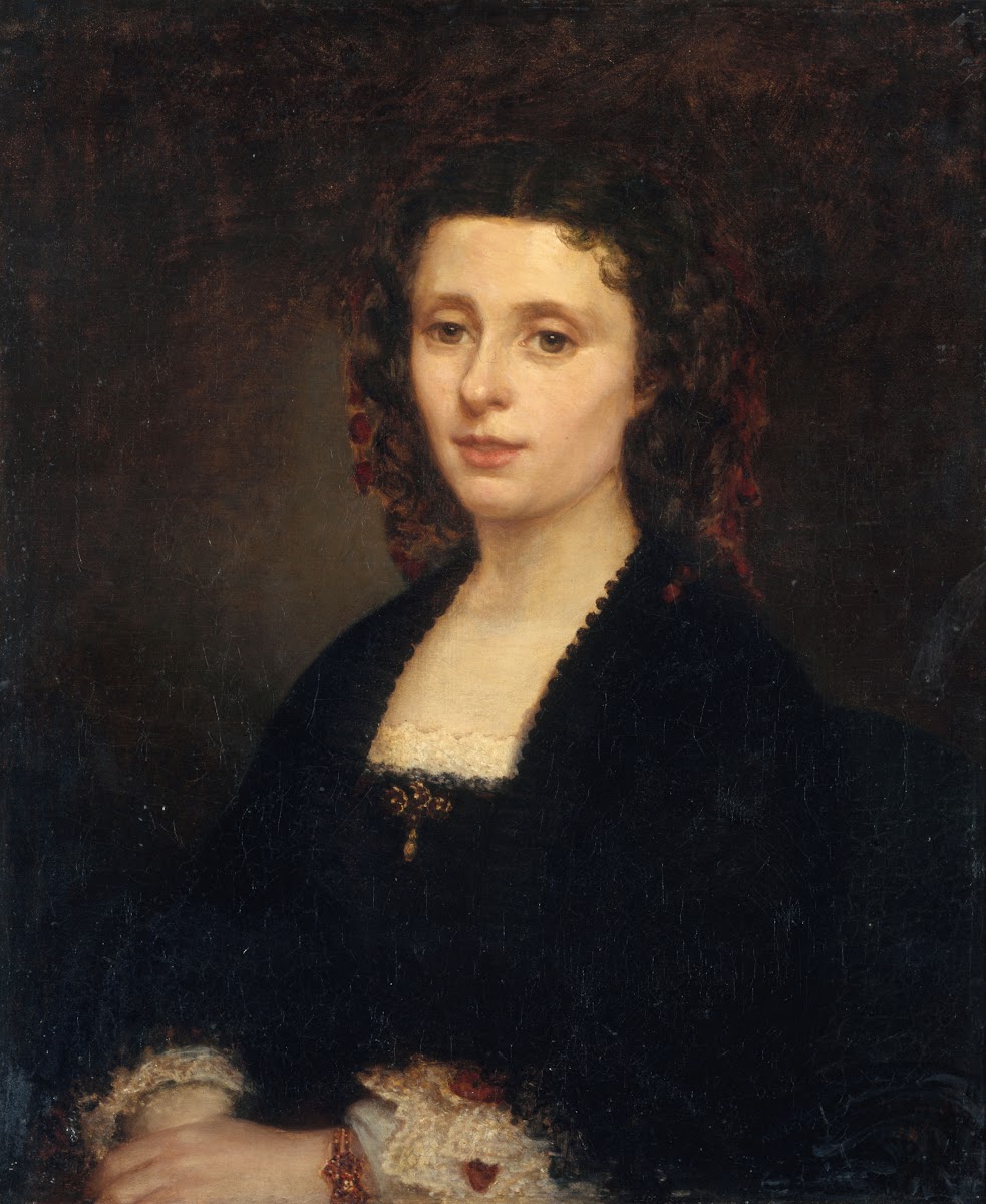 Portrait dAthénaïs Mialaret 1826 1899 épouse Michelet 1855