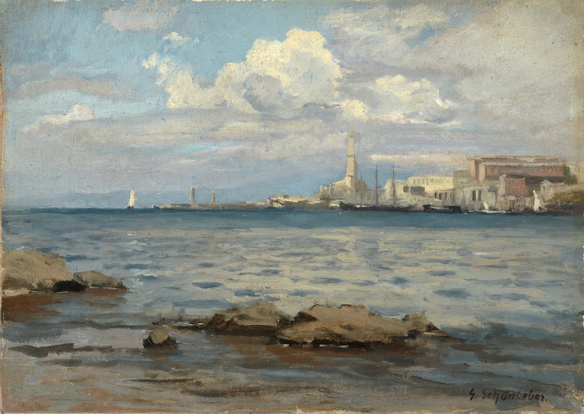Molo in Genua 1872