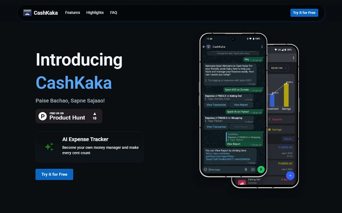 Captura de CashKaka