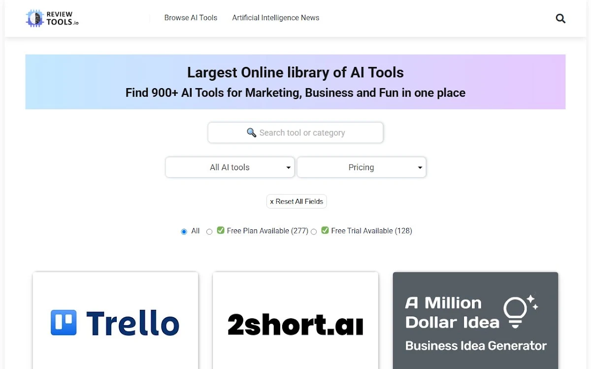 Captura de ReviewTools.io