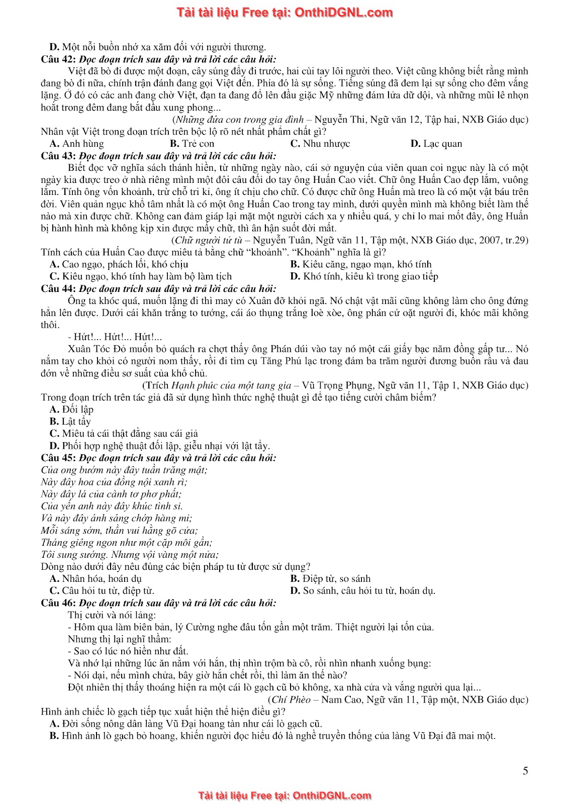 39 Đề ôn HSA - ĐỊnh tính