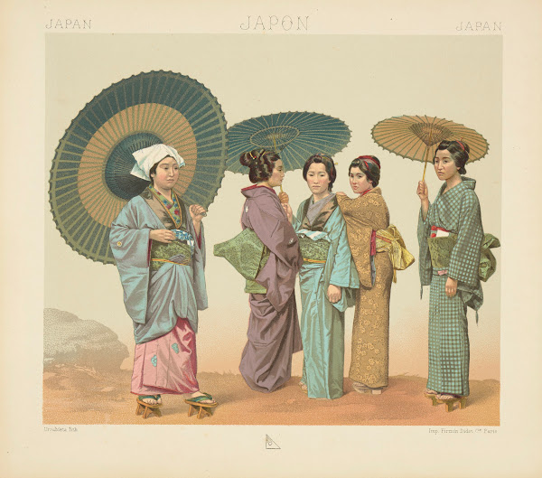 Costumes des dames japonaises 1876 1888