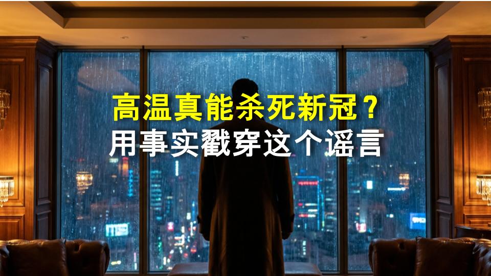 高温真能杀死新冠？用事实戳穿这个谣言