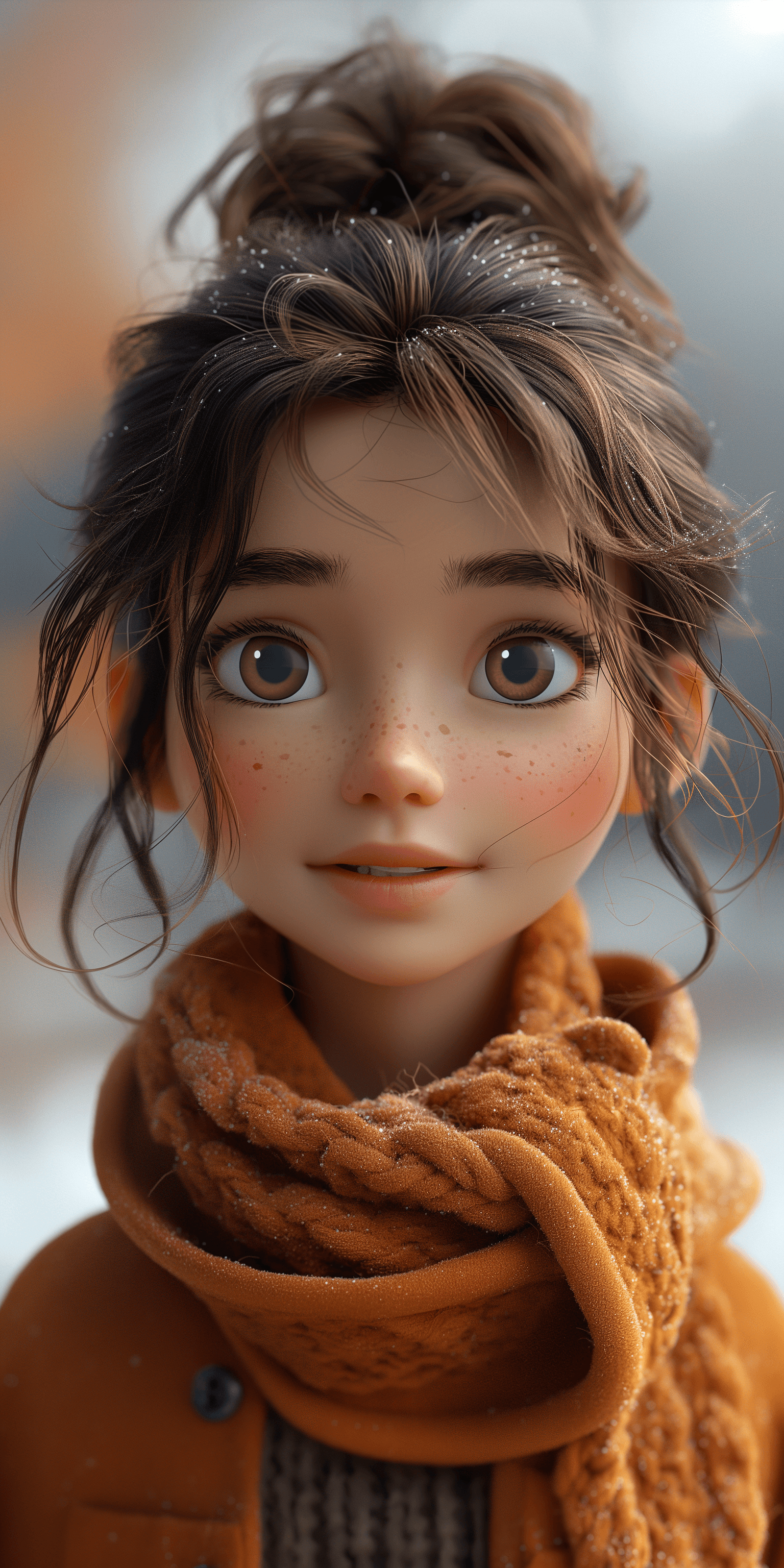 Imagen 3D Chica linda en