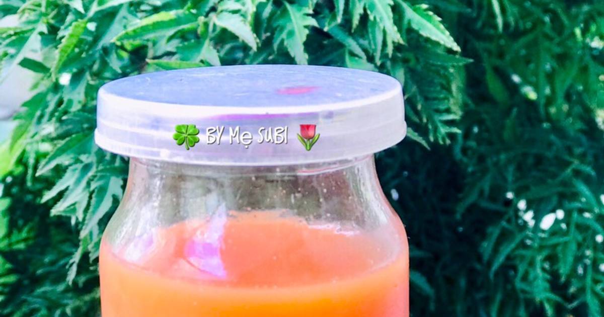 Nước ép táo, cam, carrot cho bé ăn dặm