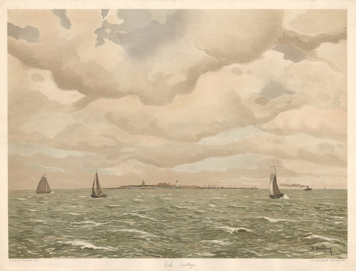 View of the island of Urk Zuiderzee 1901