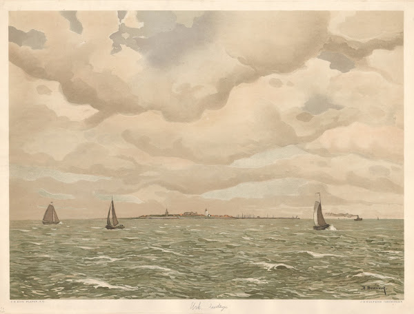 View of the island of Urk Zuiderzee 1901