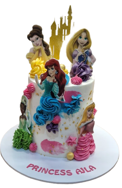 Disney Princess Buttercream Birthday Cake CB-NC660