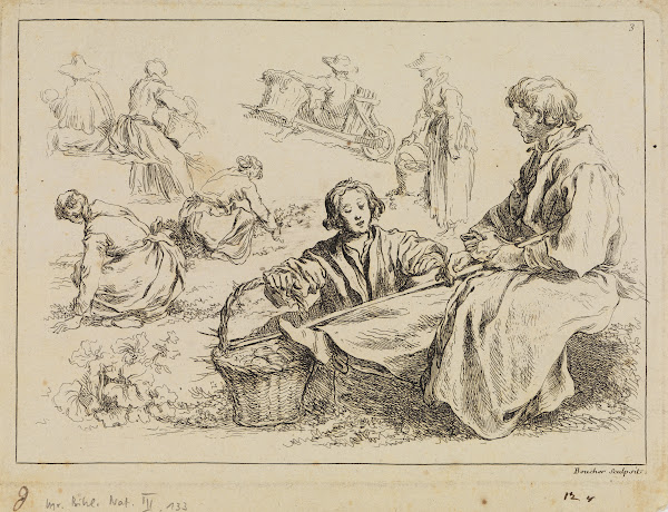 Figure studies 1735