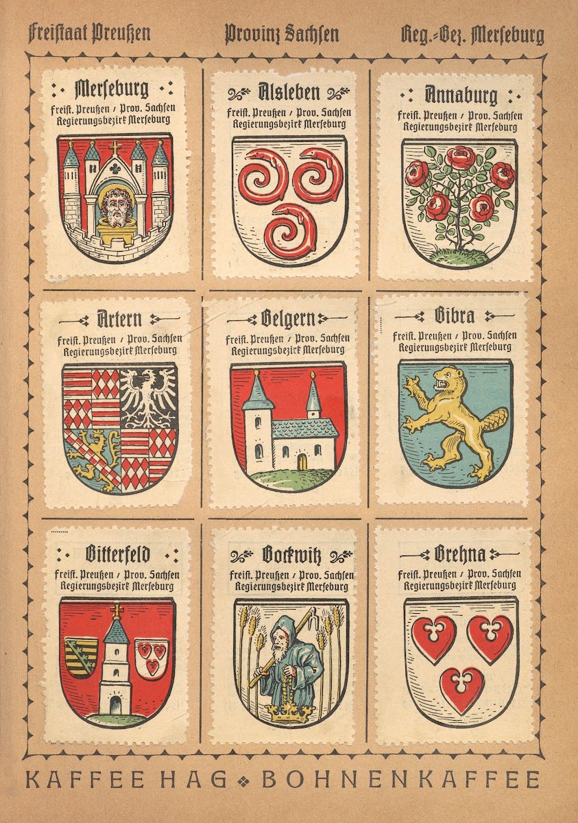 Deutsche Ortswappen German municipal coats of arms Pl15 1925
