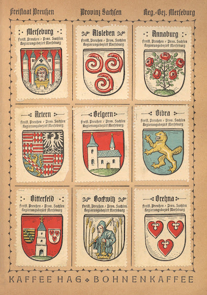 Deutsche Ortswappen German municipal coats of arms Pl15 1925