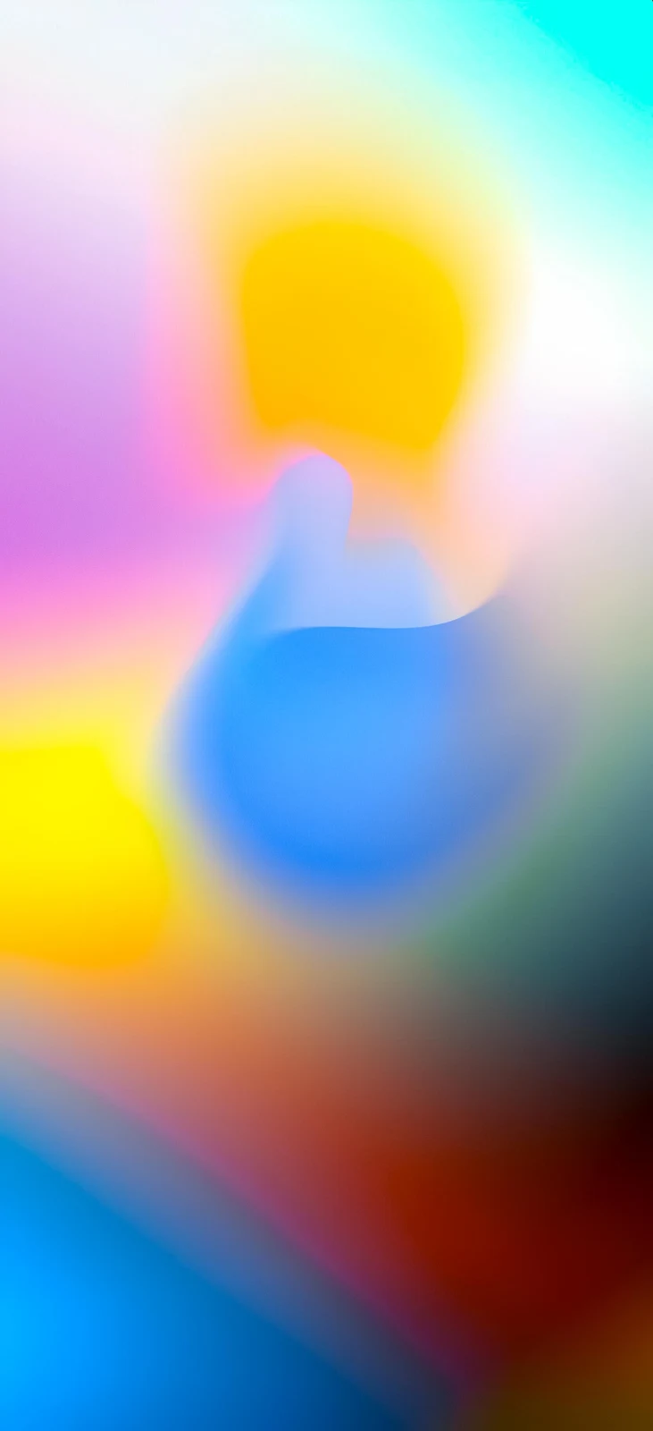 Abstract Vibrant Soft Color Gradient - Digital Abstract Art 2K iPhone Wallpaper (1668x3652)