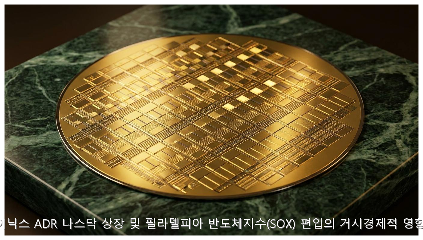 SK하이닉스 ADR 나스닥 상장 및 필라델피아 반도체지수(SOX) 편입의 거시경제적 영향 분석 핵심 안내 및 분석 인포그래픽 (3)