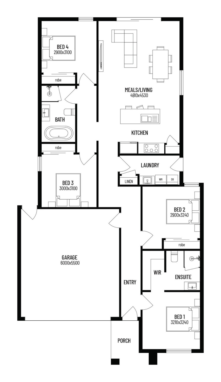House and Land Investment Property in Clyde, VIC (3.97% Yield) | Aus Investment Properties - Floor Plan 1