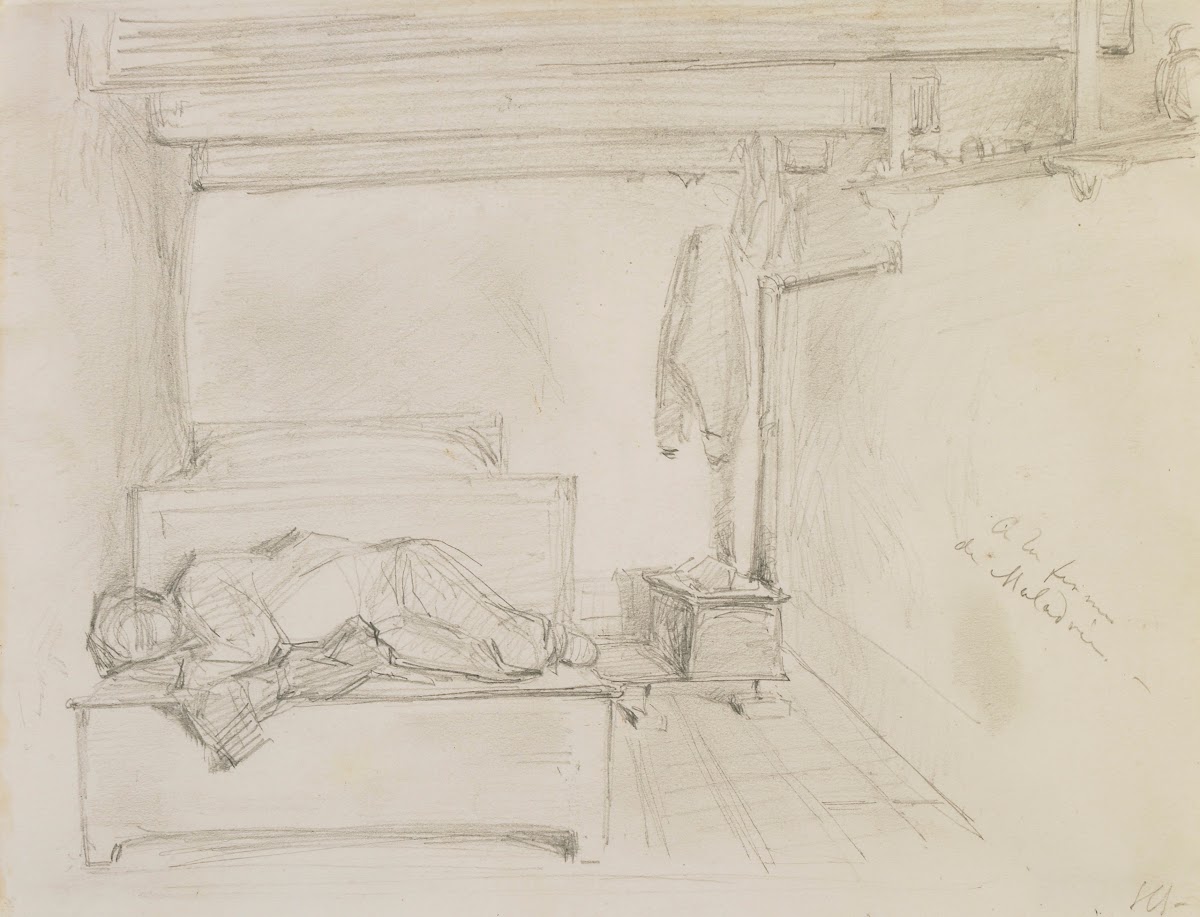 A la Ferme de Maladrie 1858