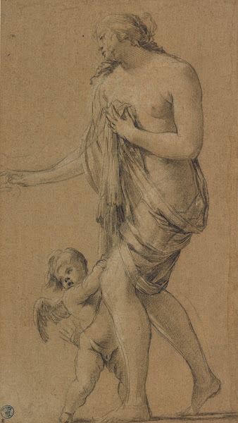 Study of a Female Figure with a Putto 16301635