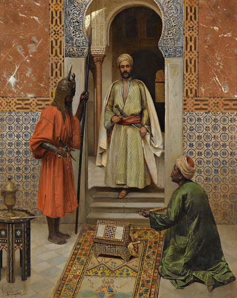The Arms Merchant Presenting His Wares 1886