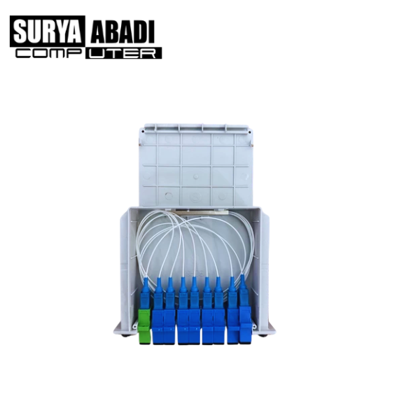 PASSIVE SPLITTER PLC BOX FO 1:8 SC UPC FIBER OPTIK
